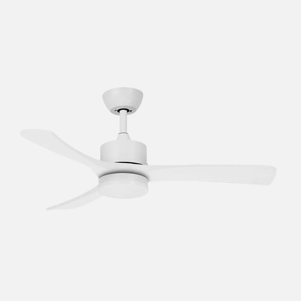 Ventilador dc hellin 18w blanco 3aspas 6vel 106d luz opcional 2250l m300045