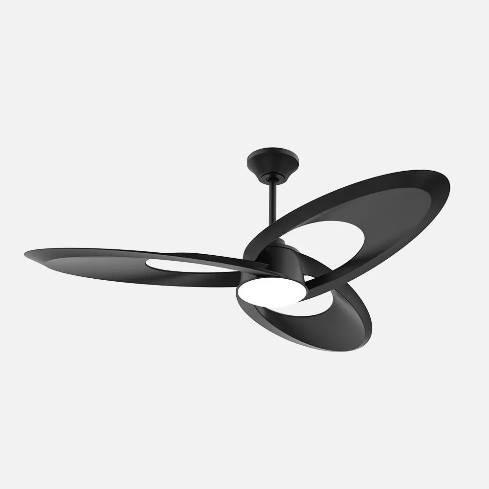 Ventilador dc tarazona 18w negro 3aspas 6vel.136d 2250lm 300045006500kk re