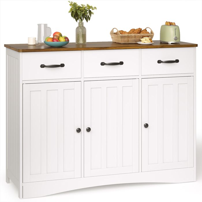 Buffet de cocina - bealife - mueble de almacenamiento - 3 cajones - 3 puert