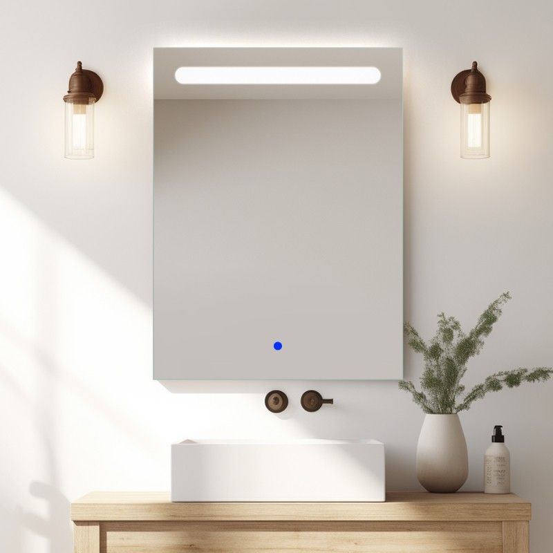 Espejo baño nerea+ 120x80 LED fría antivaho doble sensor