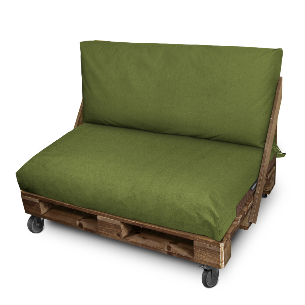 Funda para cojín de palets asiento 80x80x20 sin relleno verde naylim mate h