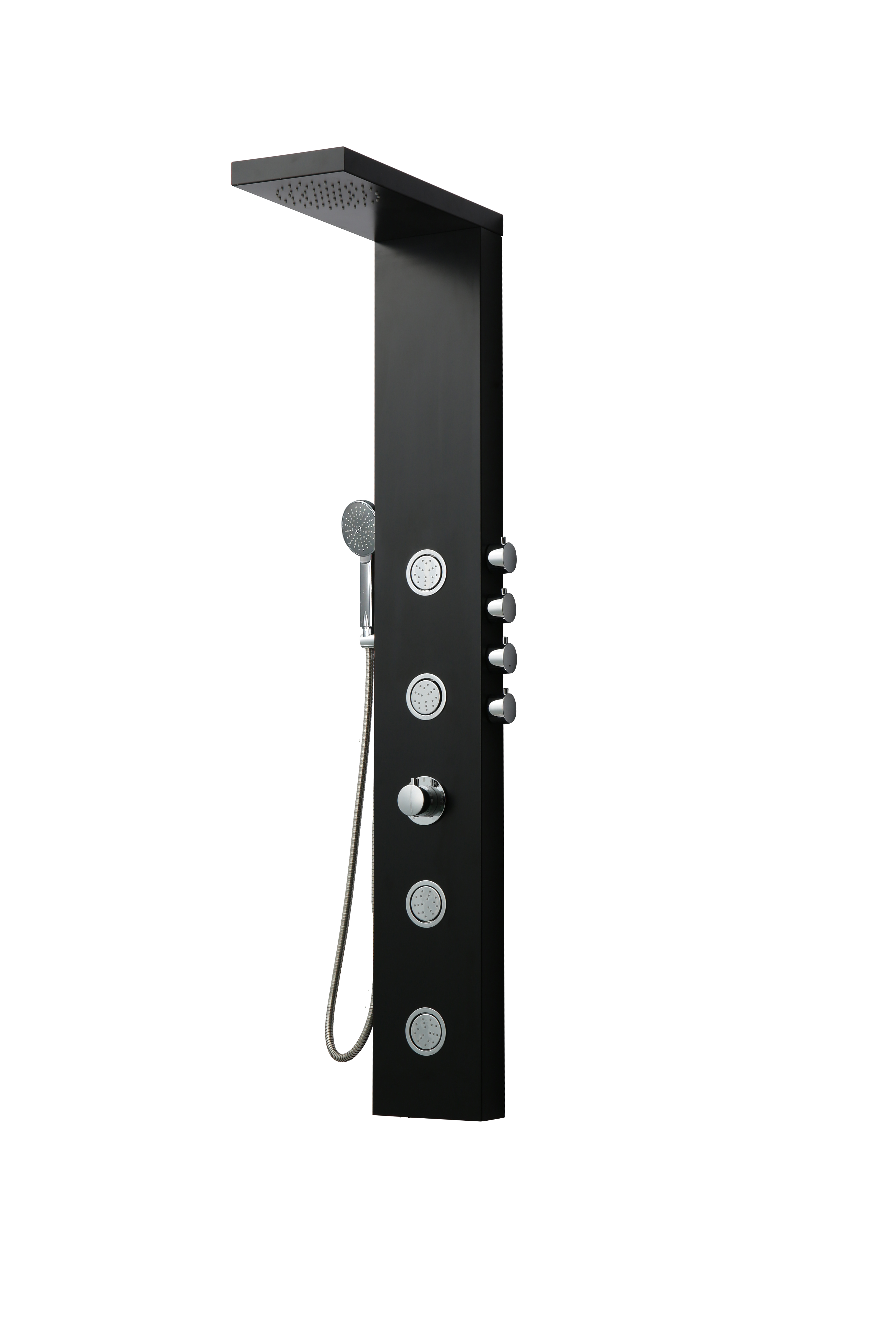 Columna de hidromasaje termostática modelo a-841 negro