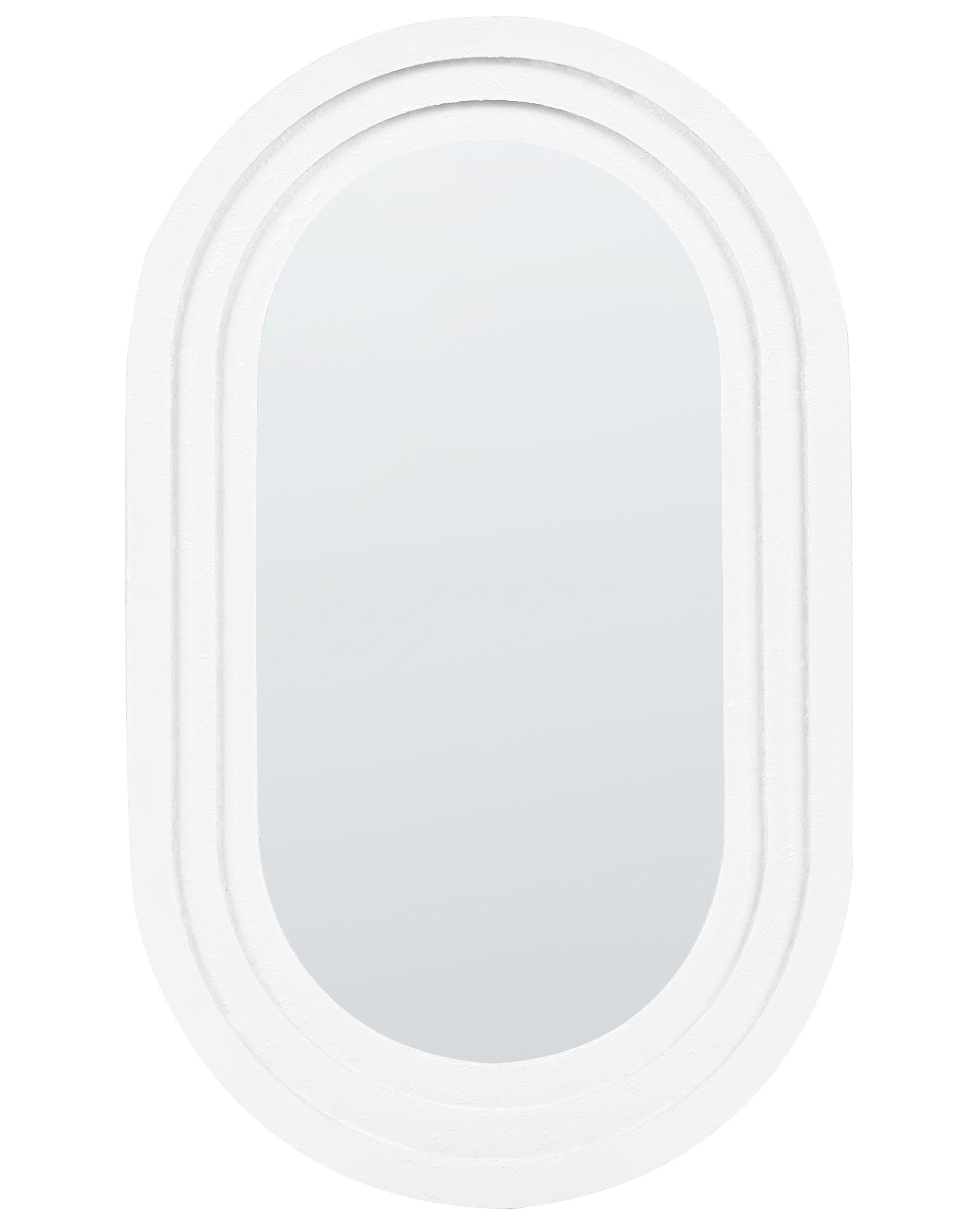 Espejo de pared massilly 43 cm 69 cm blanco