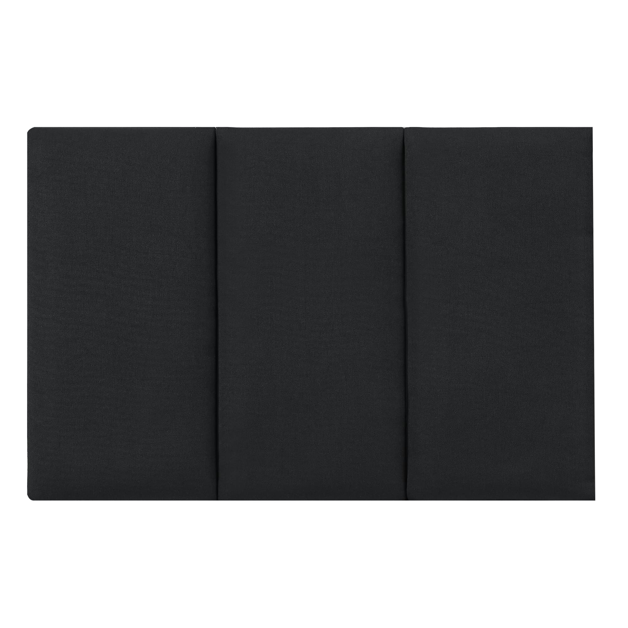 Set de 3 paneles de pared carpino textil 60x30cm - negro [neu.haus]