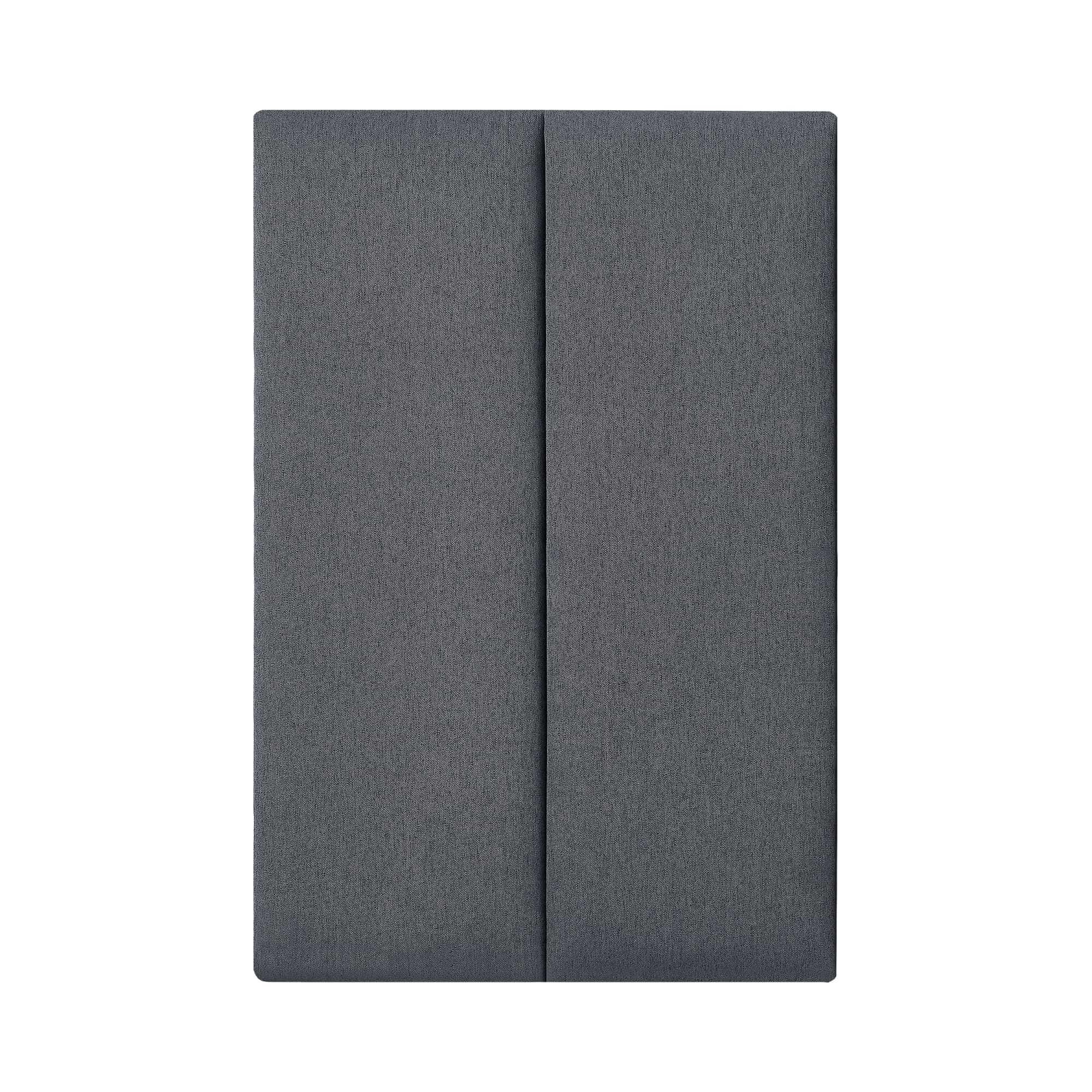 Set de 2 paneles de pared carpino textil 90x30cm - gris oscuro [neu.haus]