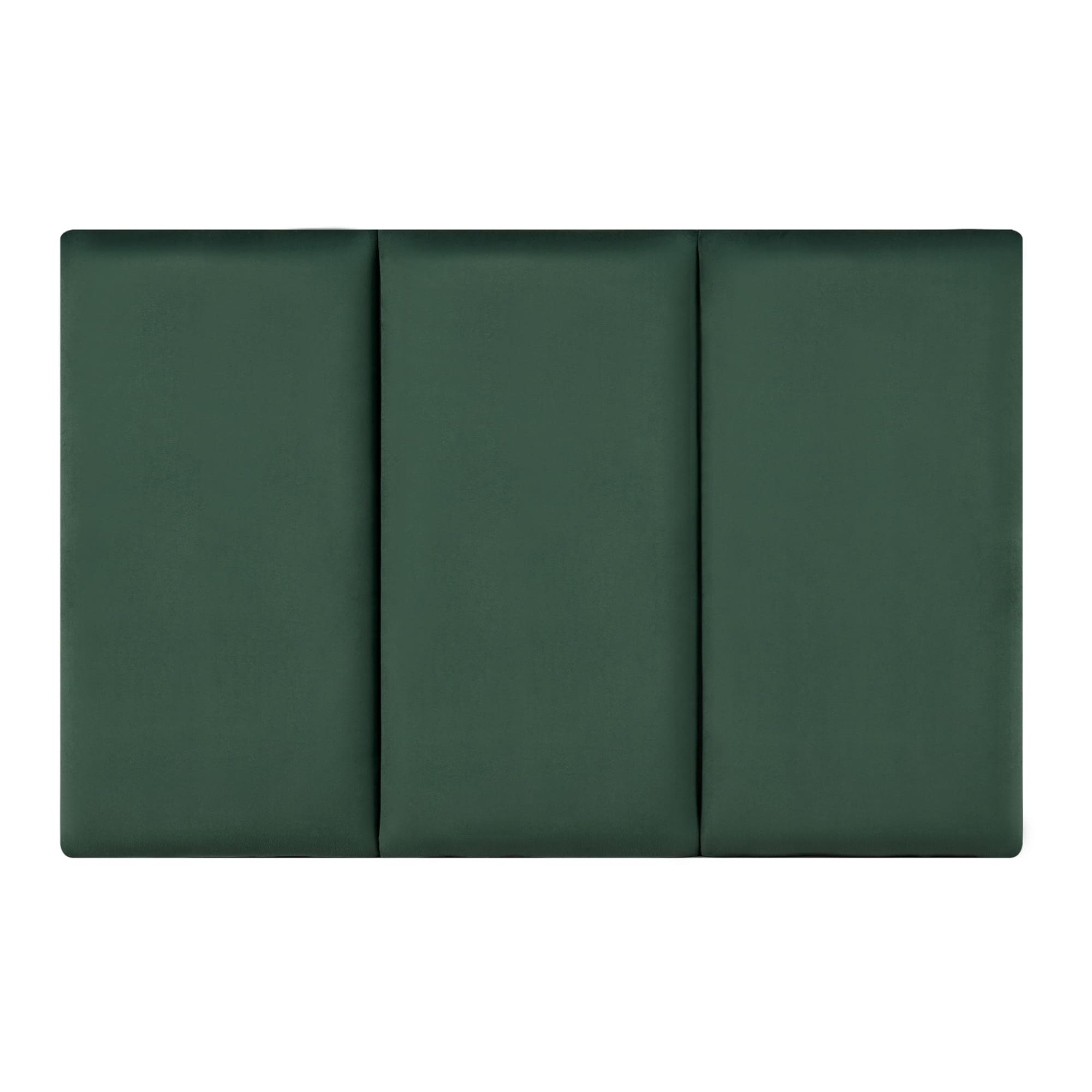 Set de 3 paneles de pared carpino terciopelo 60x30cm - verde [neu.haus]