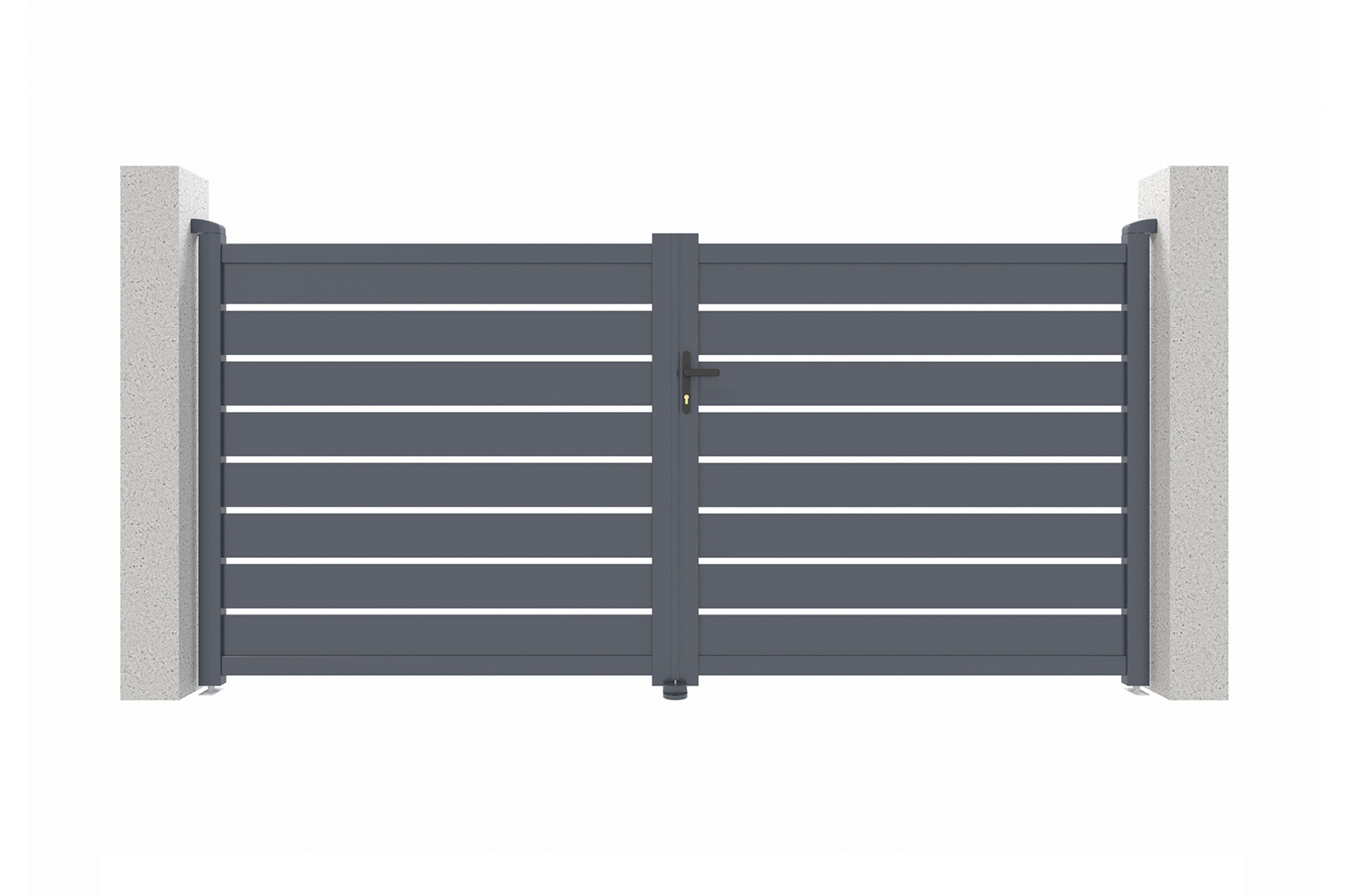 Pack puerta automática batiente vogel 3m h.160cm + motor hicker b200