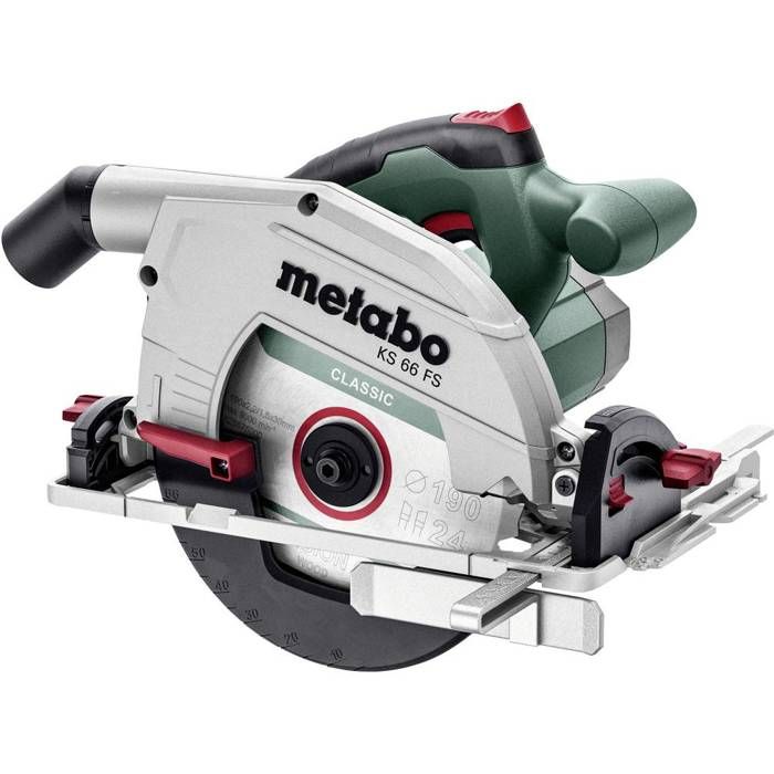 Sierra circular de hilo ks 66 fs 1500w - metabo - 601066000