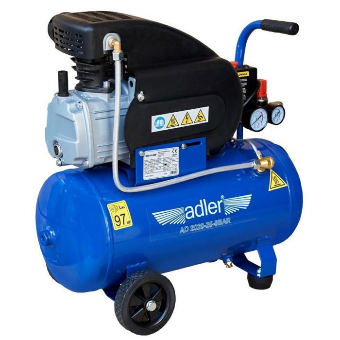 Compresor adler - 3609,5 - compresor 24l ad 2020-25-8bar 230v.