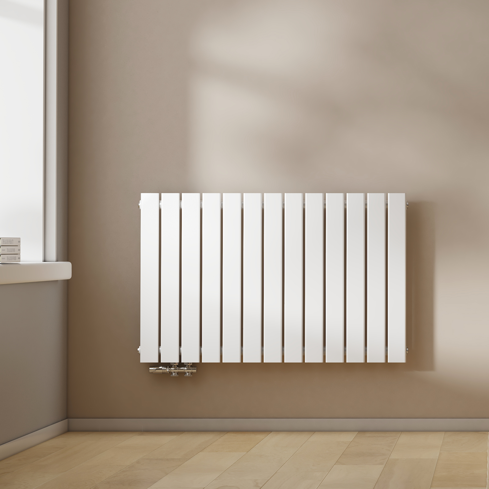 Emke radiador agua caliente acero plano monocapa blanco 63x100 cm