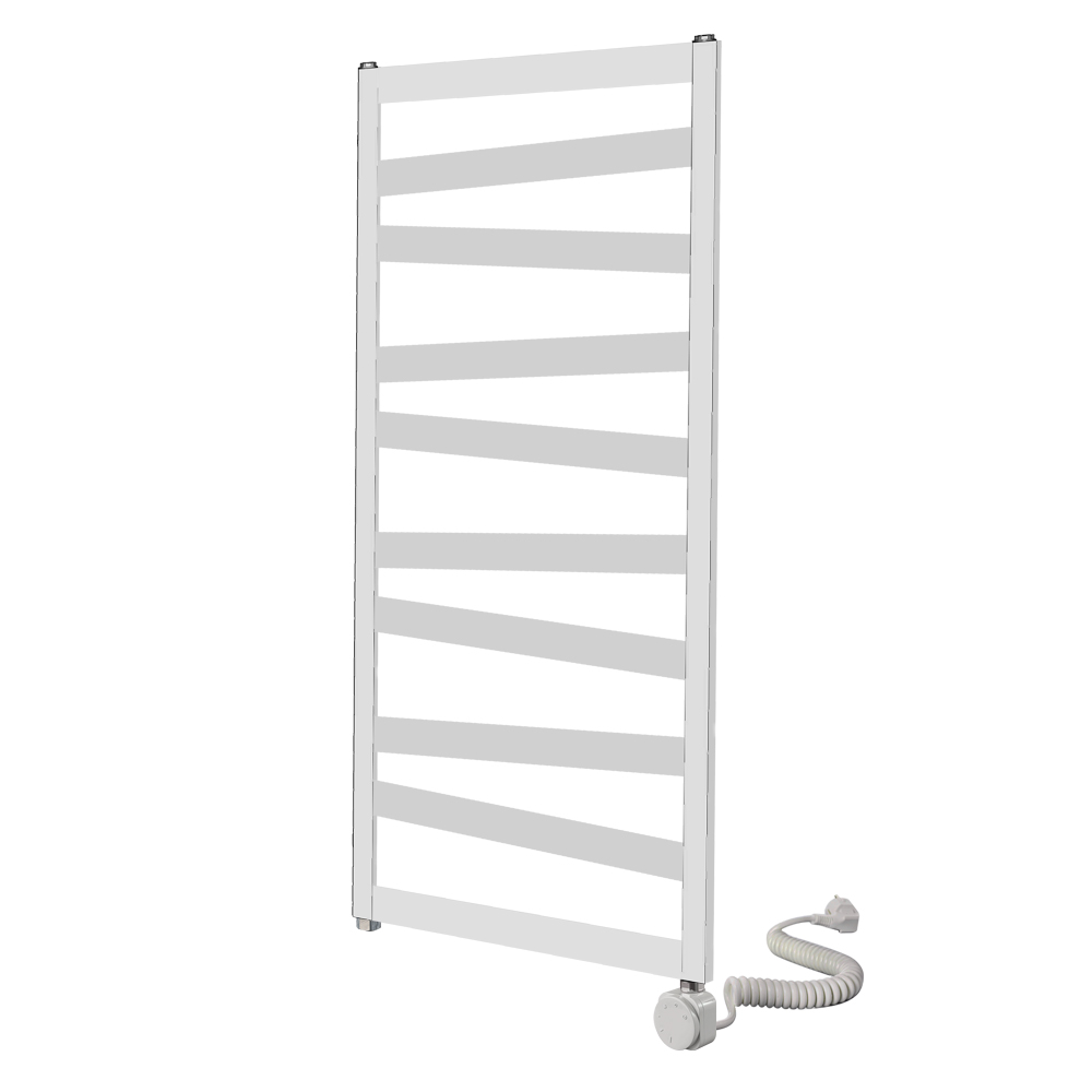 Kibath secatoallas radiador eléctrico insi de 120x47 cm blanco de acero