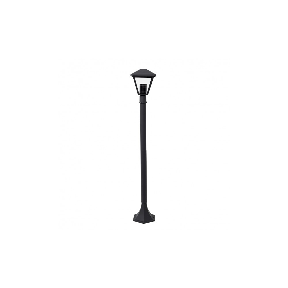 Dornela street light 1xe27 metal / crystal dark grey