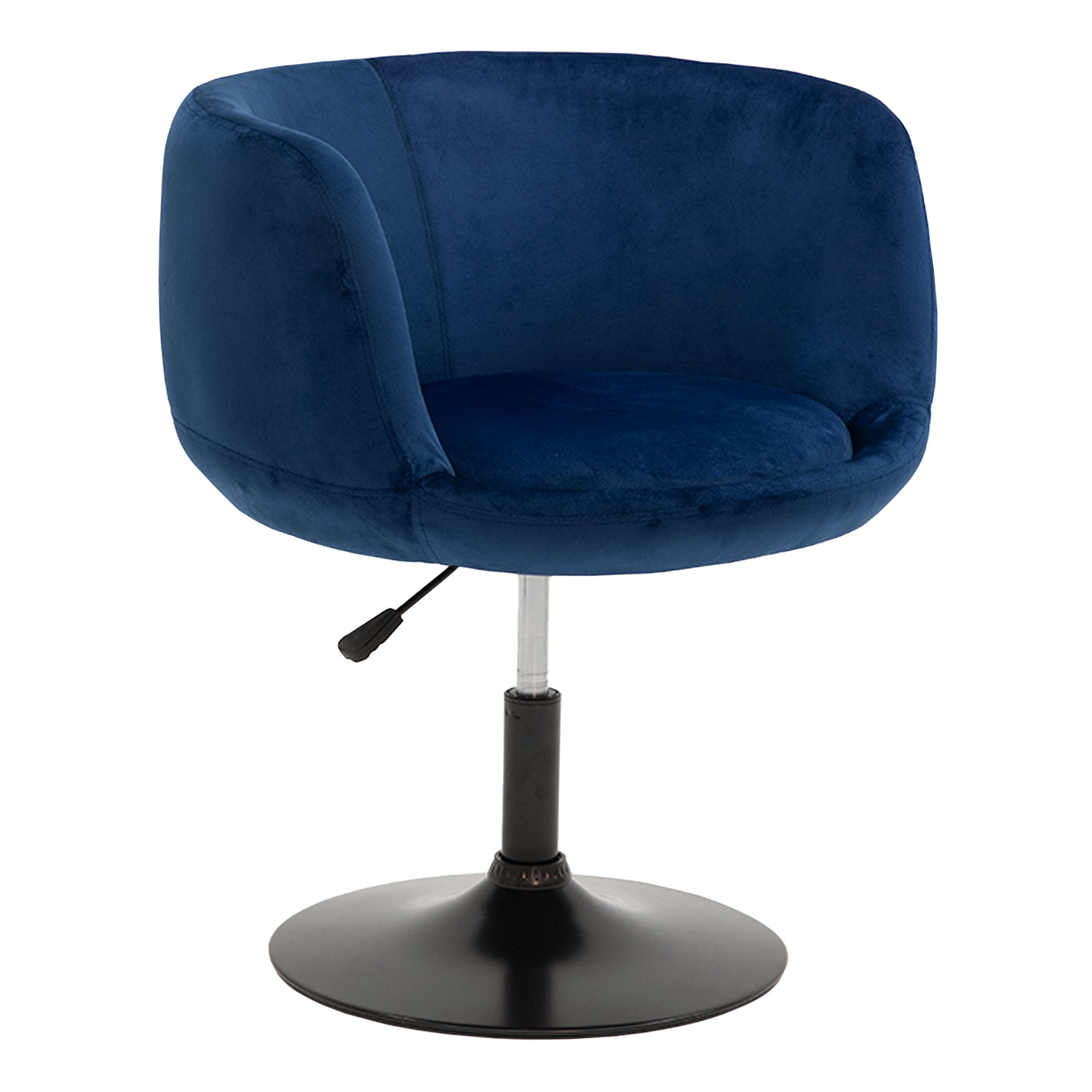 Taburete de bar de terciopelo azul nolan