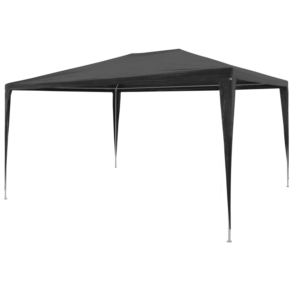 vidaXL carpa para fiestas pe gris antracita 3x4 m