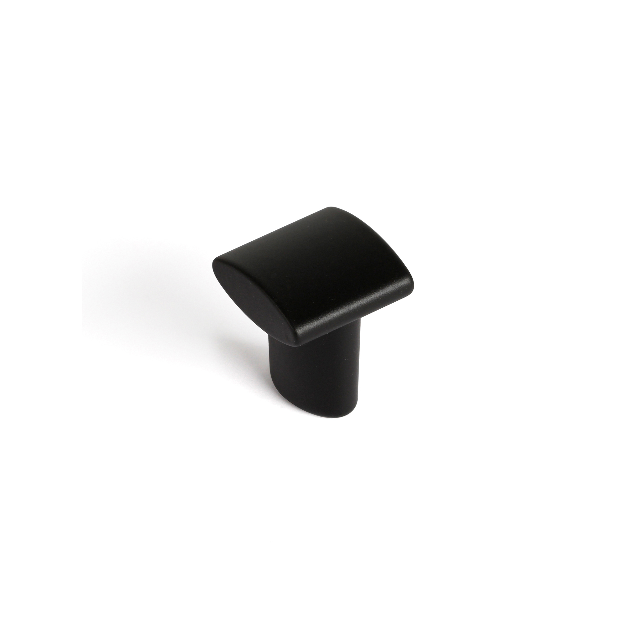 Pomo para mueble rei 896 | 20x20 mm | negro mate | zamak