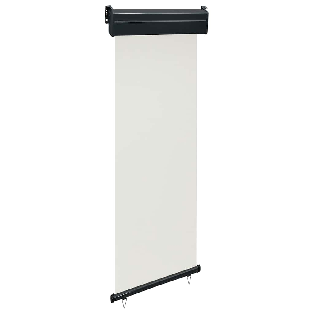 vidaXL toldo lateral de balcón color crema 65x250 cm