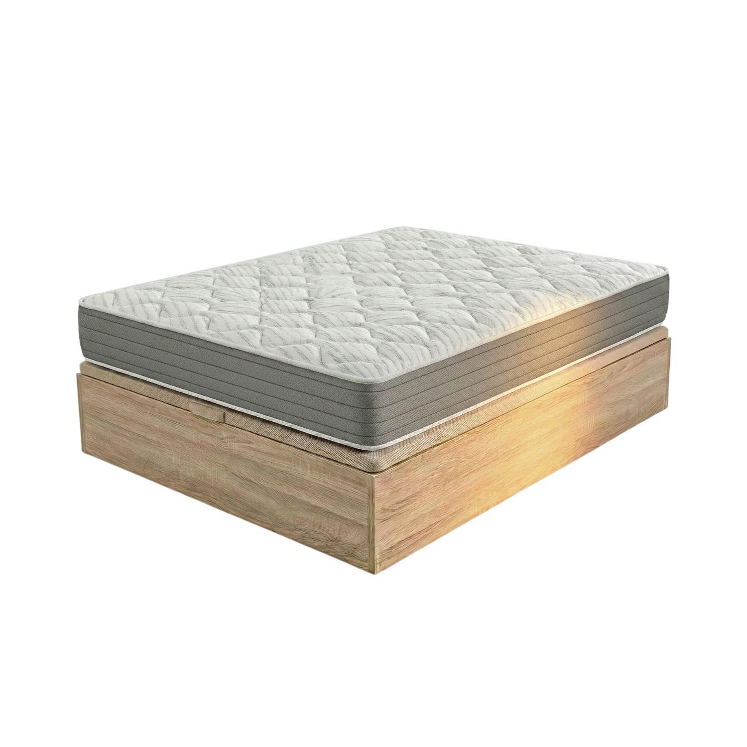 Colchón 150x200+canapé natural royal sleep ceramic20 montaje incluido
