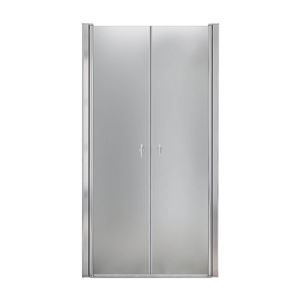 Puerta batiente de cristal esmerilado lavea
