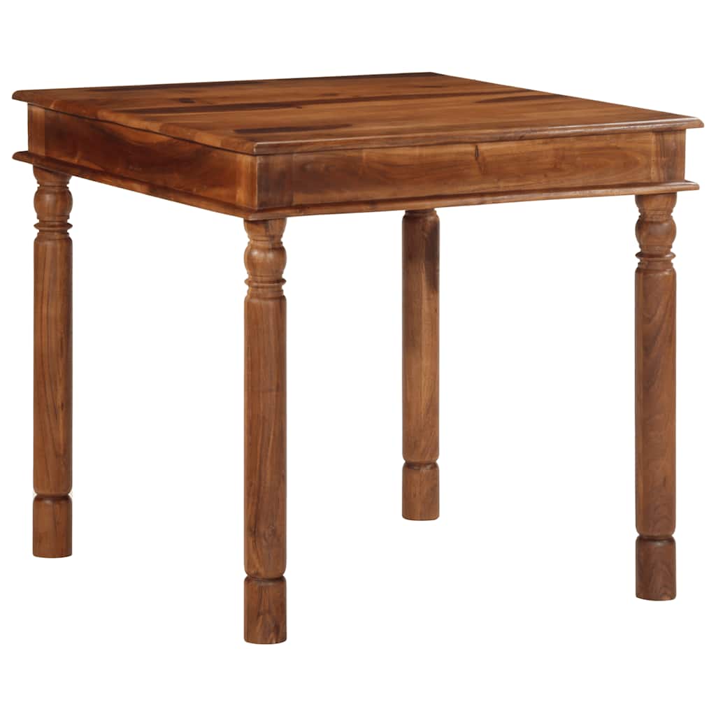 Mesa de comedor madera maciza de acacia 80x80x77 cm oif318782