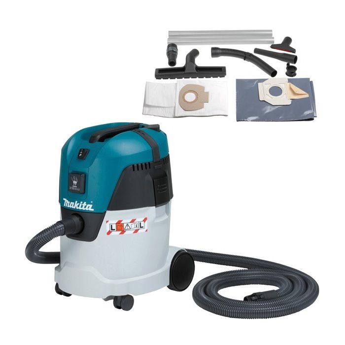 Aspirador industrial - clase l - 1000w - 25l - azul
