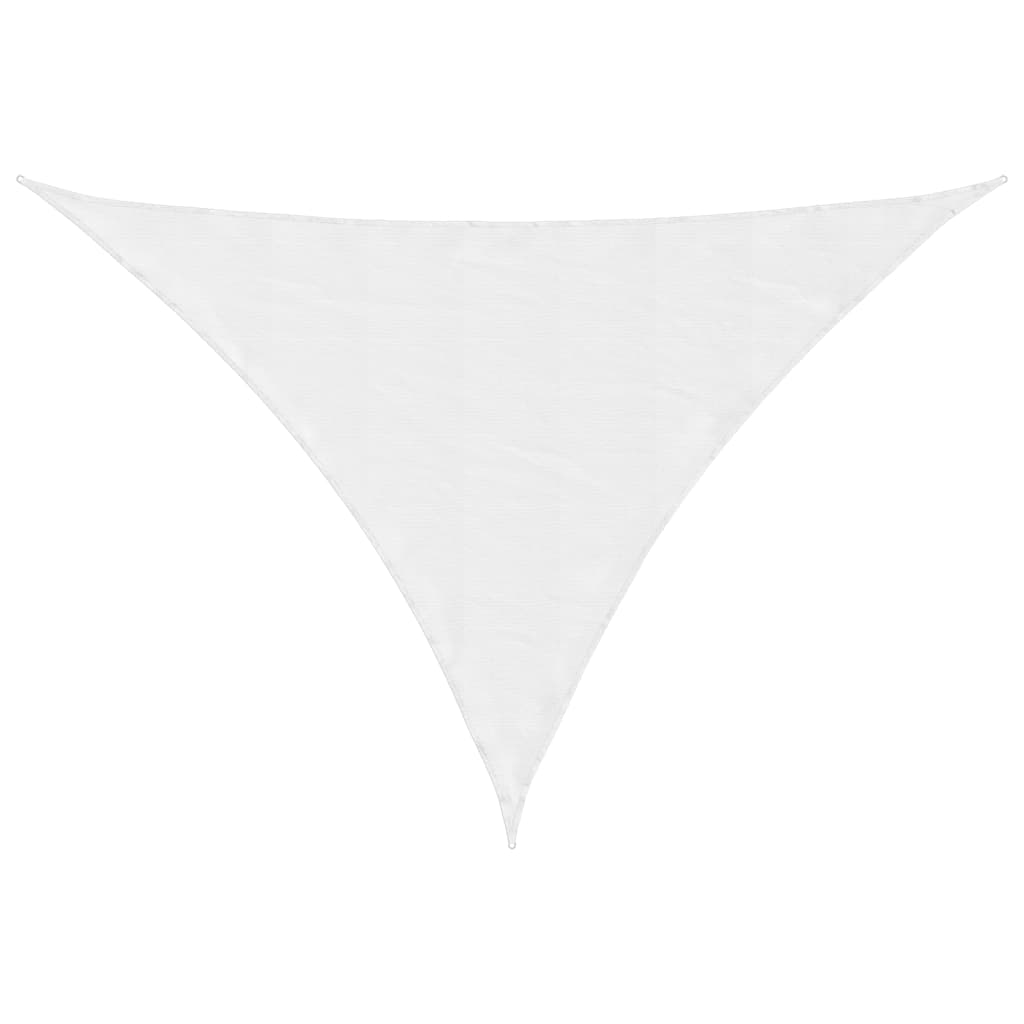 Toldo de vela triangular tela oxford blanco 5x5x6 m