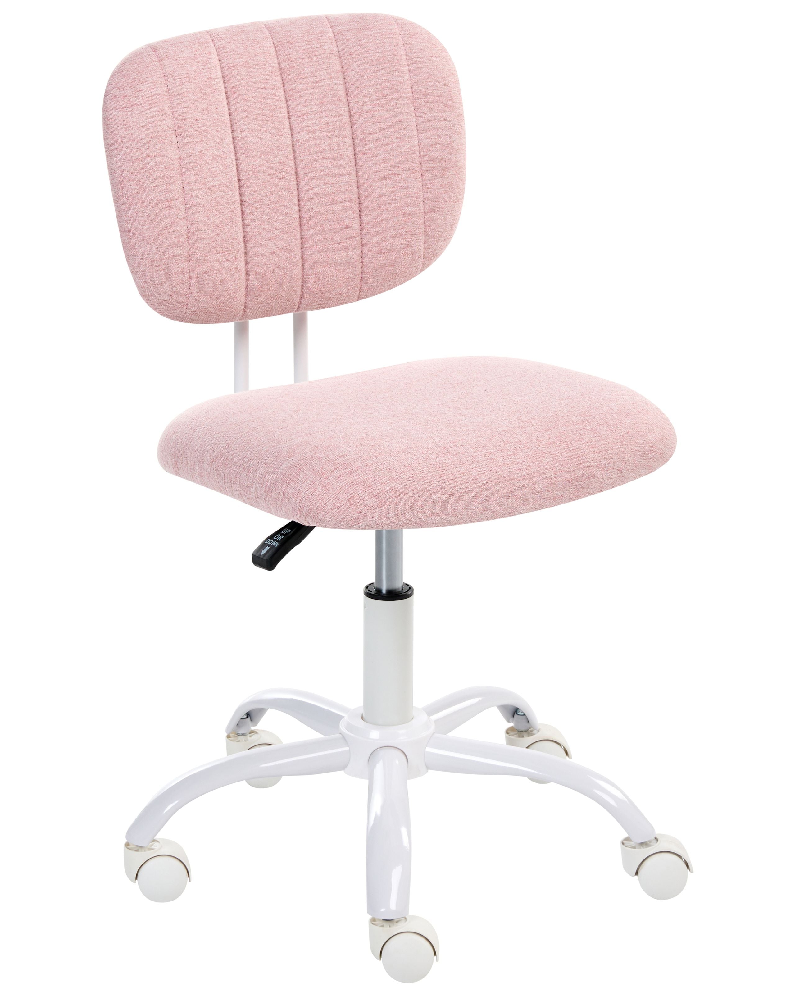 Silla de escritorio bubbly tela rosa