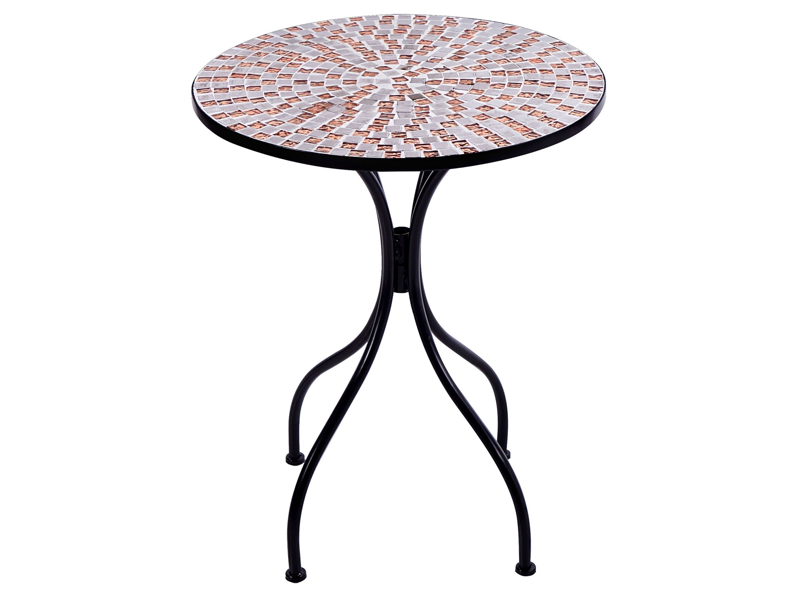 Mesa de balcón carpino 60 cm 60 cm negro