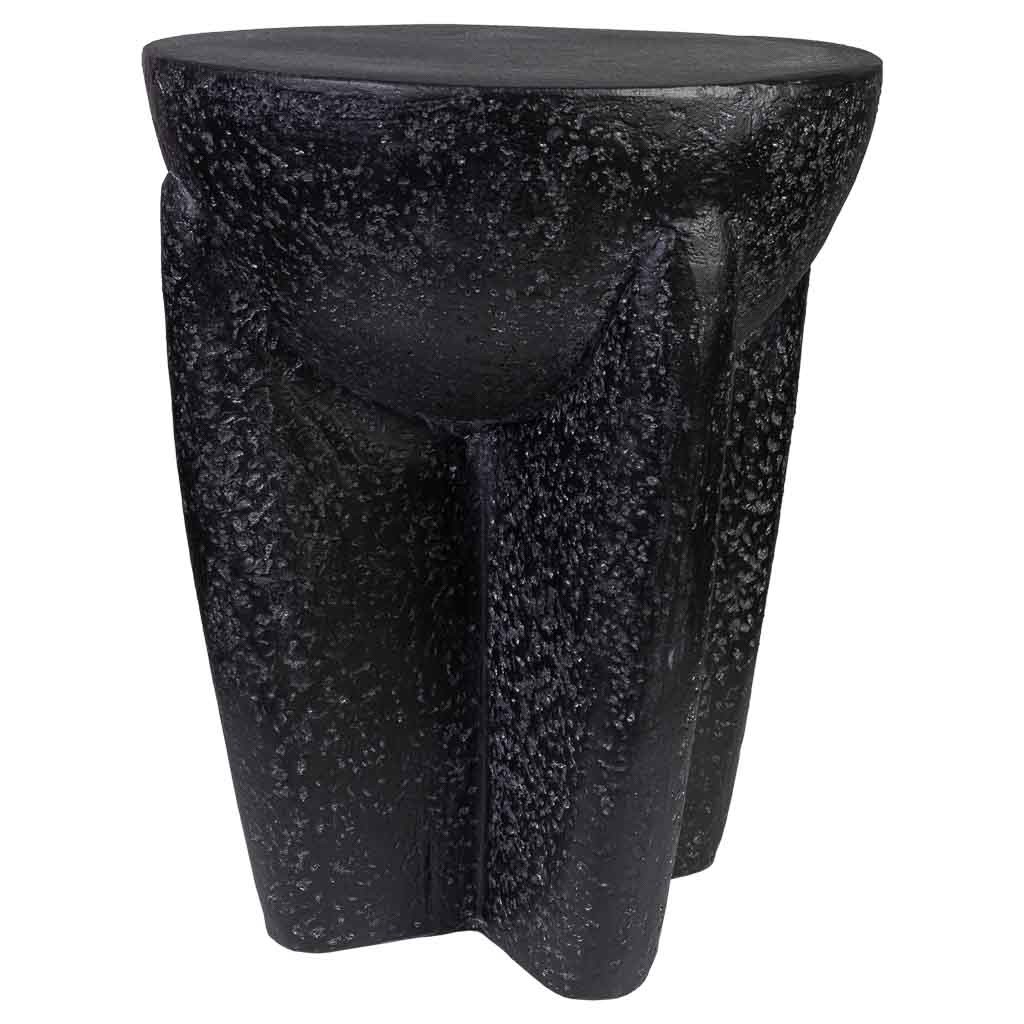 Mesa auxilar de magnesio negra 38x38x46h cm