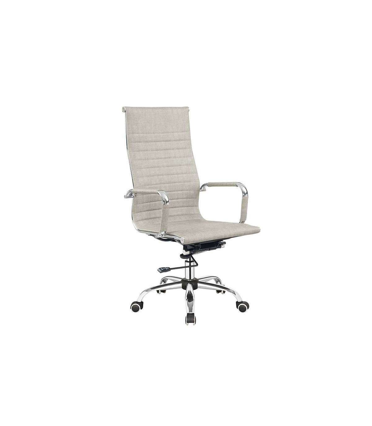 Silla despacho giratoria elevable con base de ruedas
