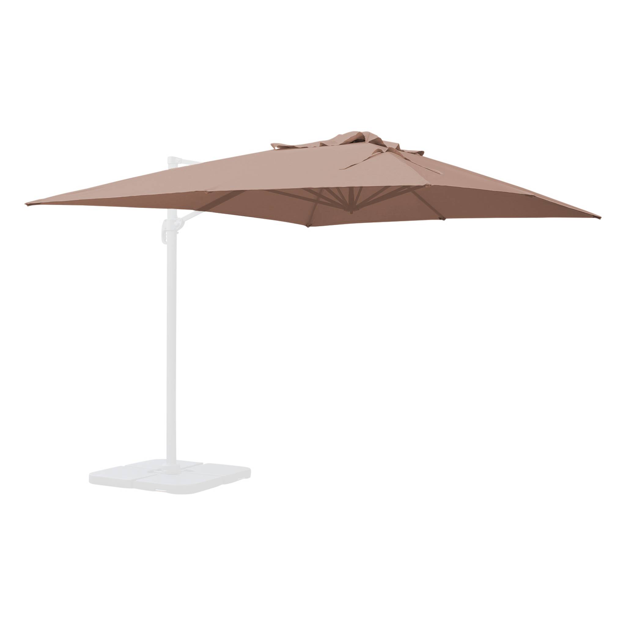 Lona protectora para 3x4m sombrilla pardo 300x400x1 cm