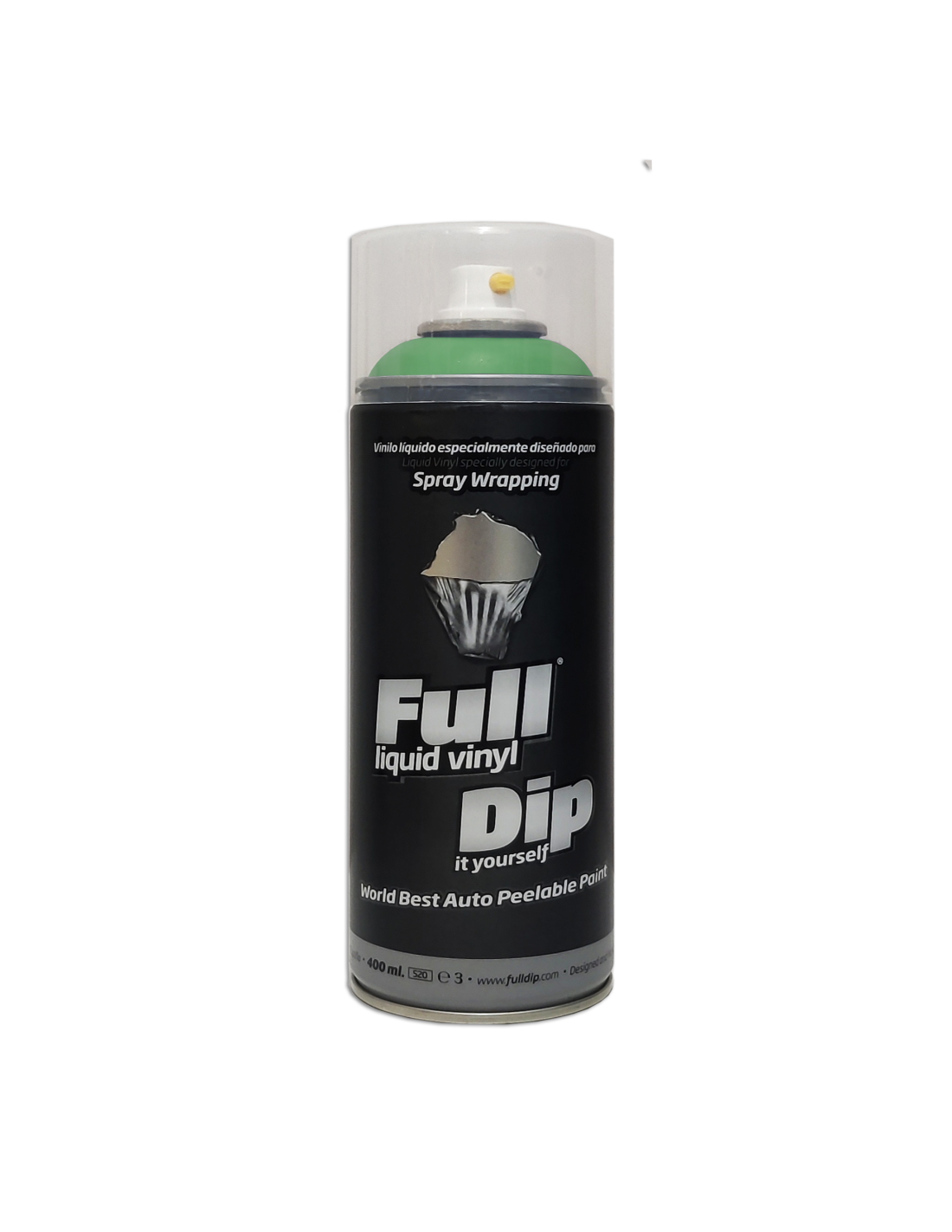 Spray vinilo liquido full dip verde lima 400 ml