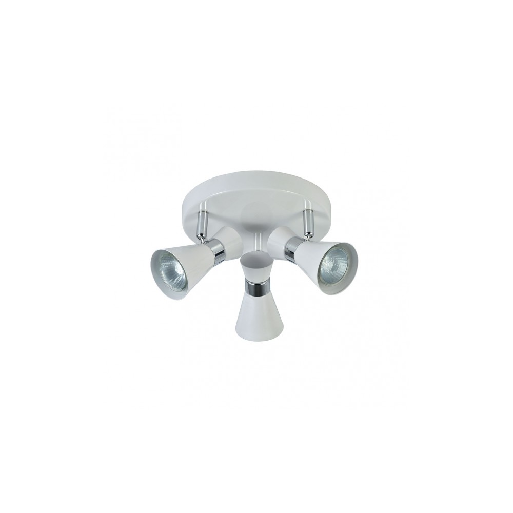 Plafón - maximo - 3 focos - metal - diseño contemporáneo