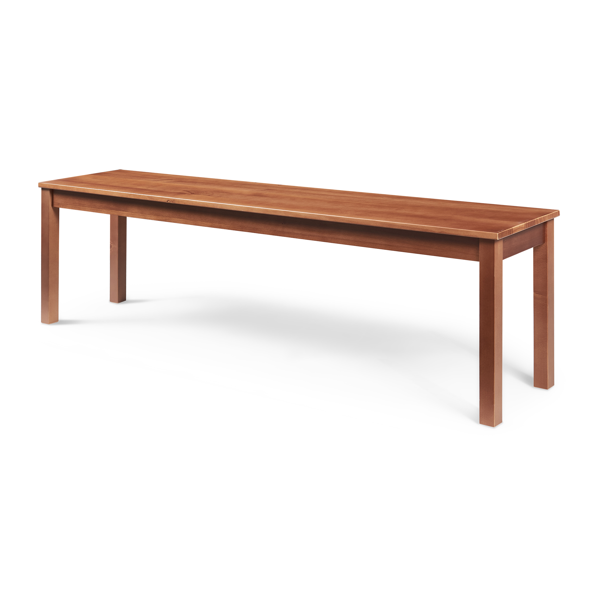 Banco de comedor trerunulu 140x35x45 cm efecto nogal [en.casa]