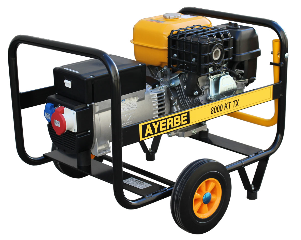 Ayerbe -5430055- grupo electrógeno 8000 kt-tx kiotsu con arranque eléctrico