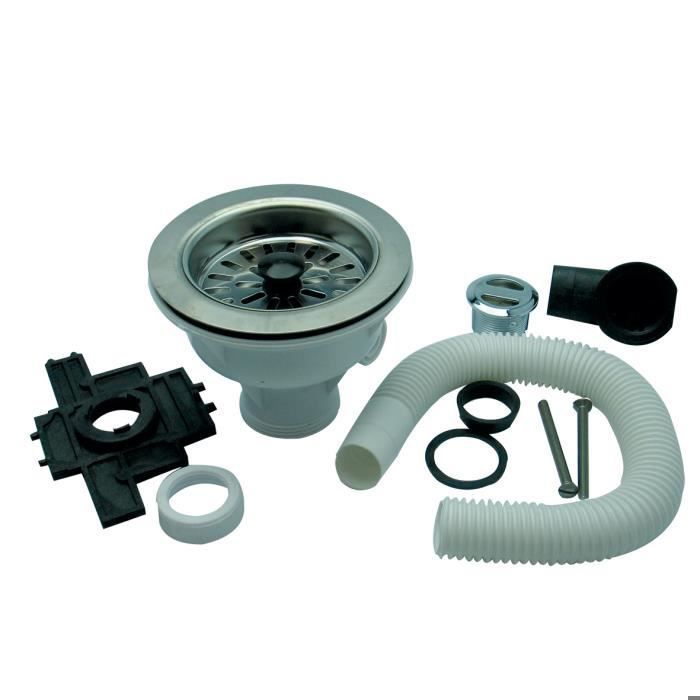 Desagüe cesto para fregadero con rebosadero ø90 mm