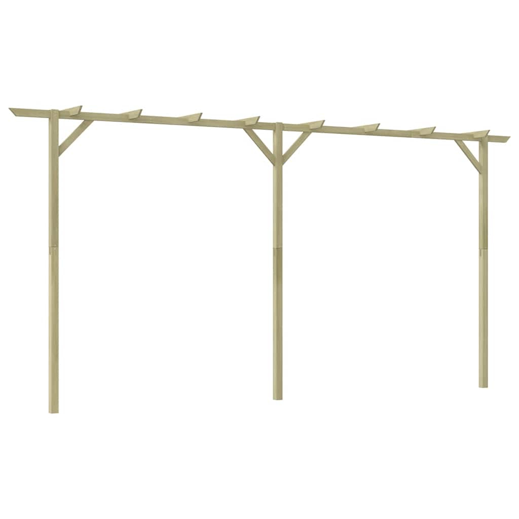 vidaXL pérgola de jardín de madera 410x40x203 cm