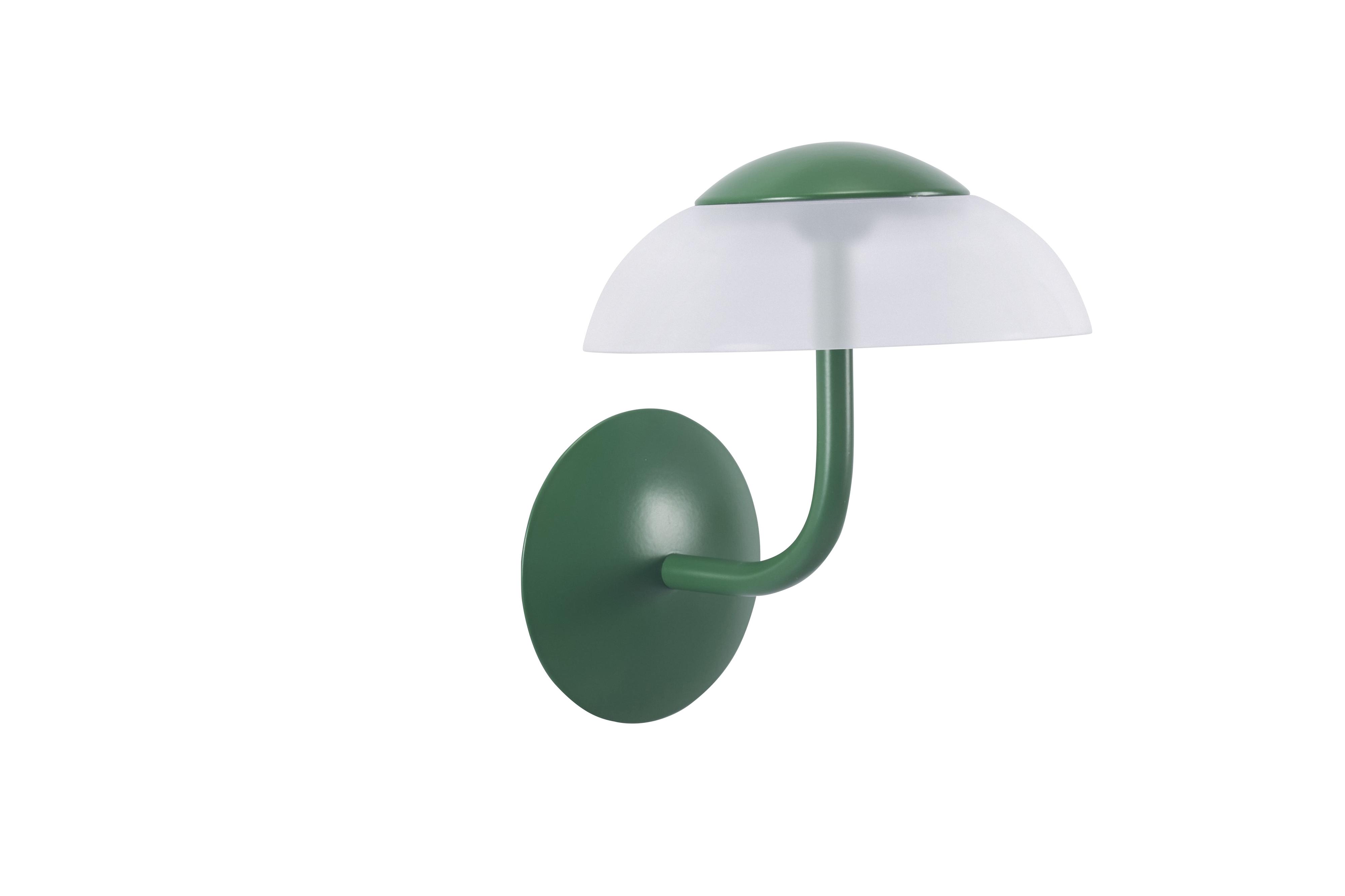 Forlight ecliptaii aplique exterior en color verde con LED blanco cálido 3