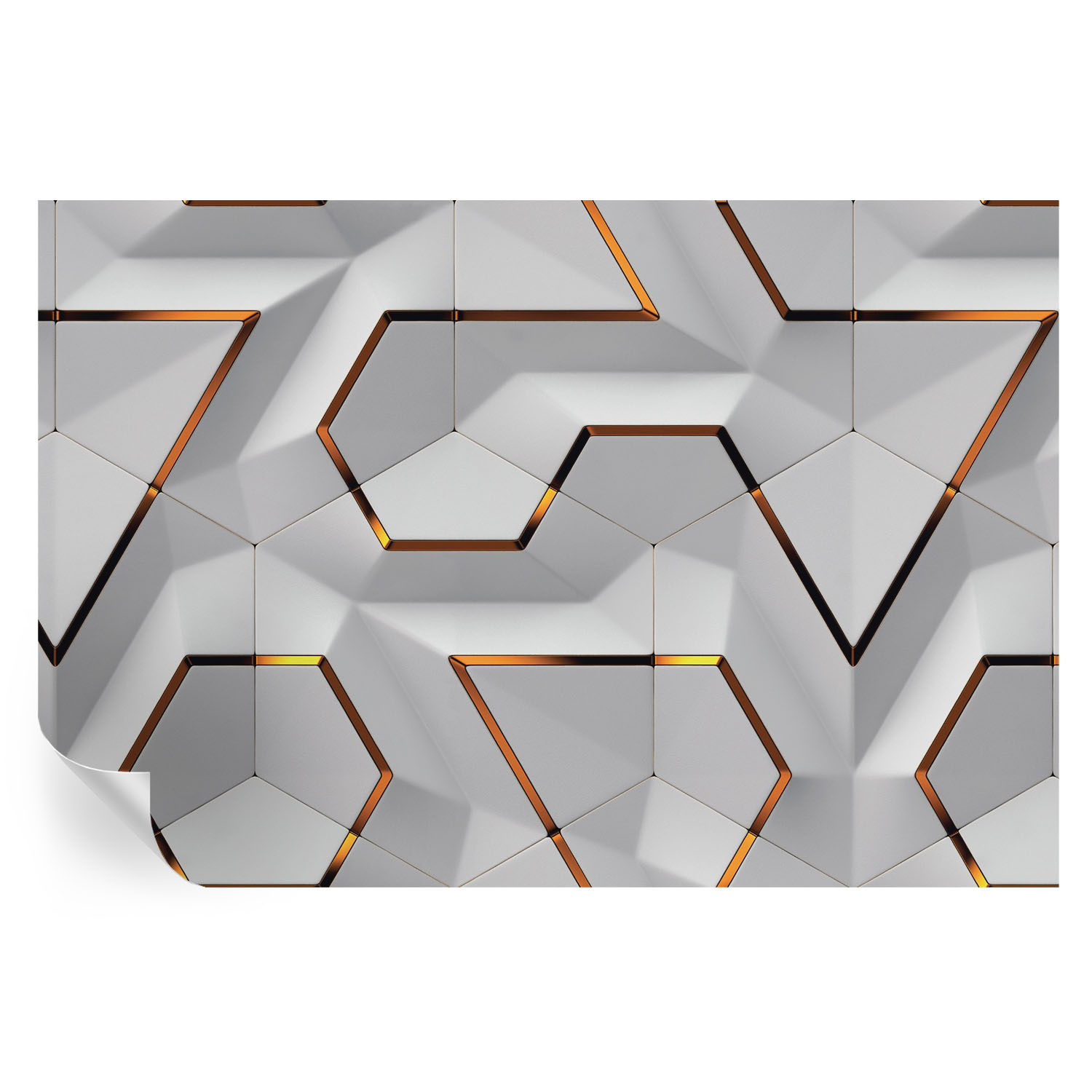 Murales autoadhesivos patrones tridimensionales 104x152 tulup
