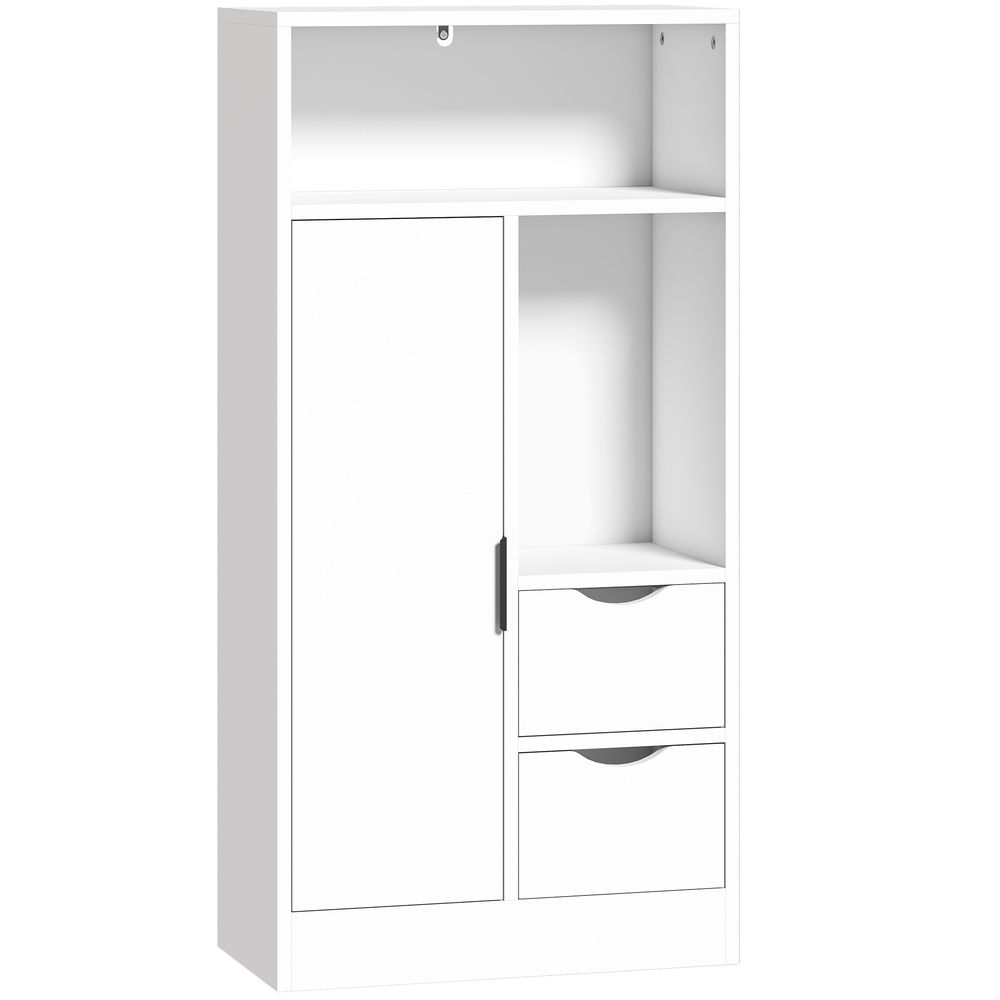 Mueble de baño 50x25x100 cm color blanco Homcom, hogar - baño