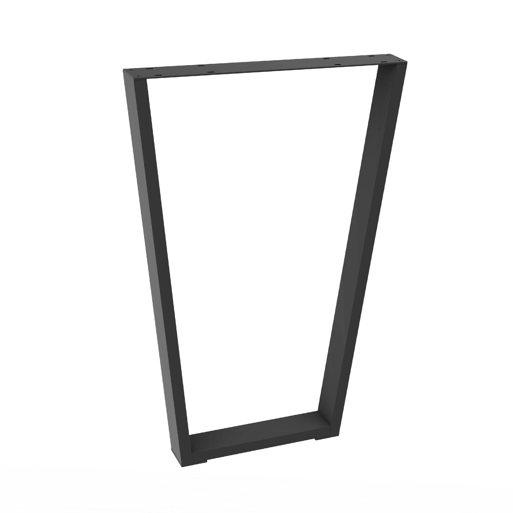 Pata de mesa rei 7-917d.6087.18p | 580x75x870 mm | negro poro