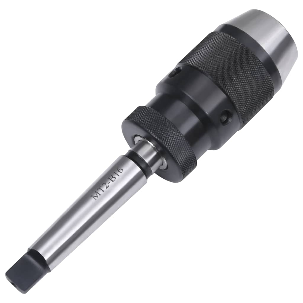 vidaXL portabrocas de liberación rápida mt2-b16 rango de sujeción 13mm