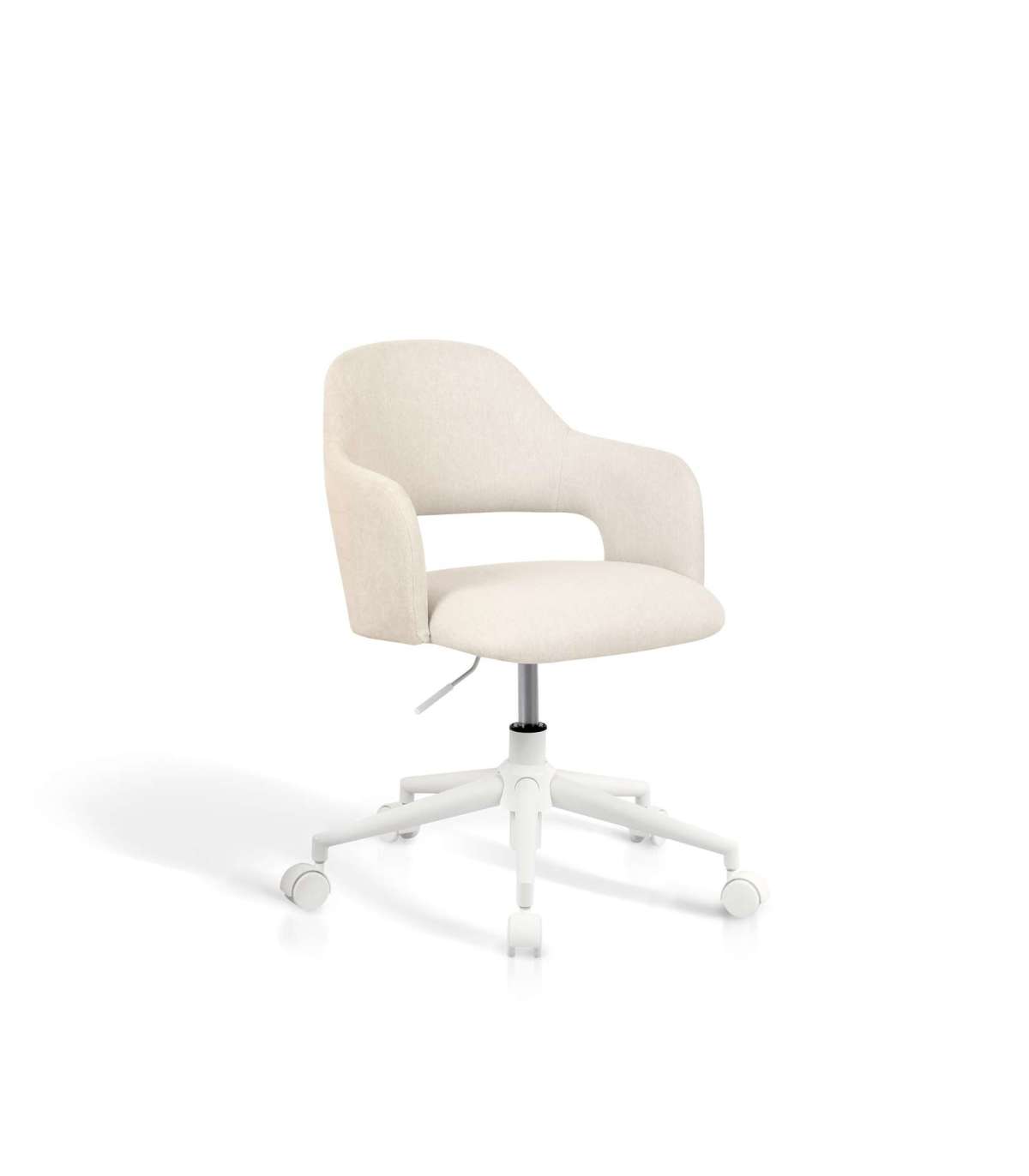 Silla de despacho giratoria elevable con diseño ergonómico