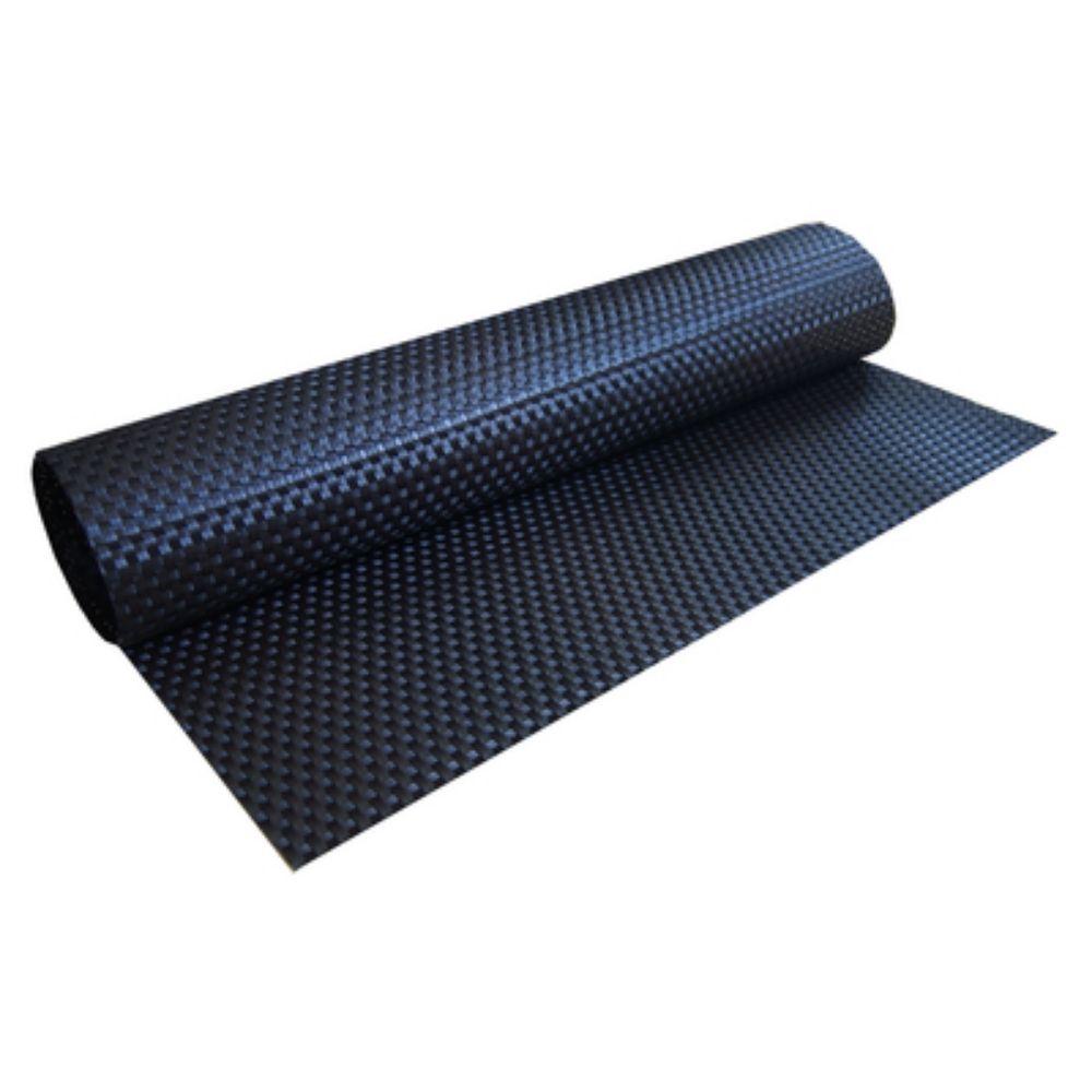 Rollo de ratán trenzado (negro) 90x300 cm