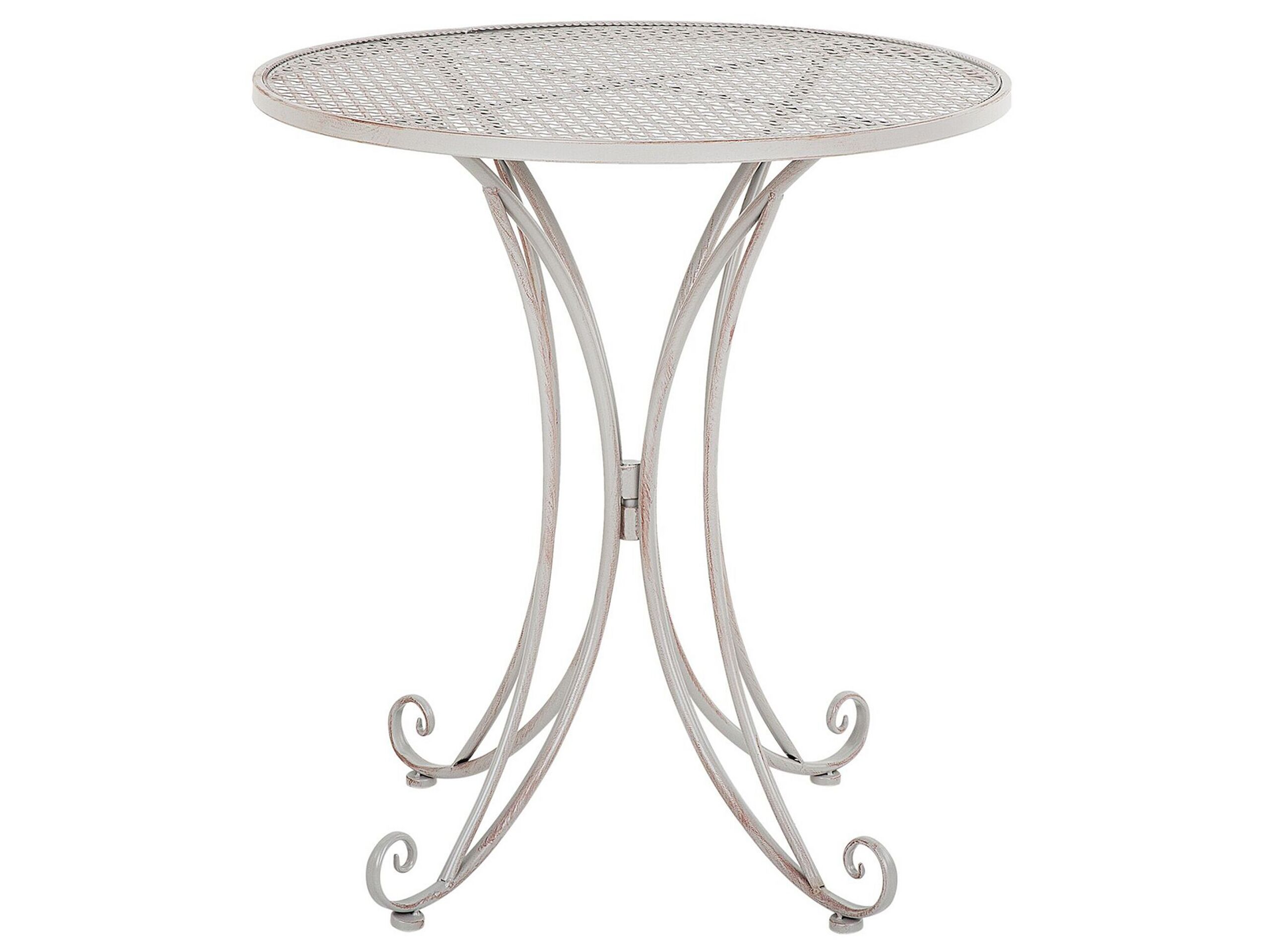 Mesa de balcón cilento 71 cm 71 cm metal gris