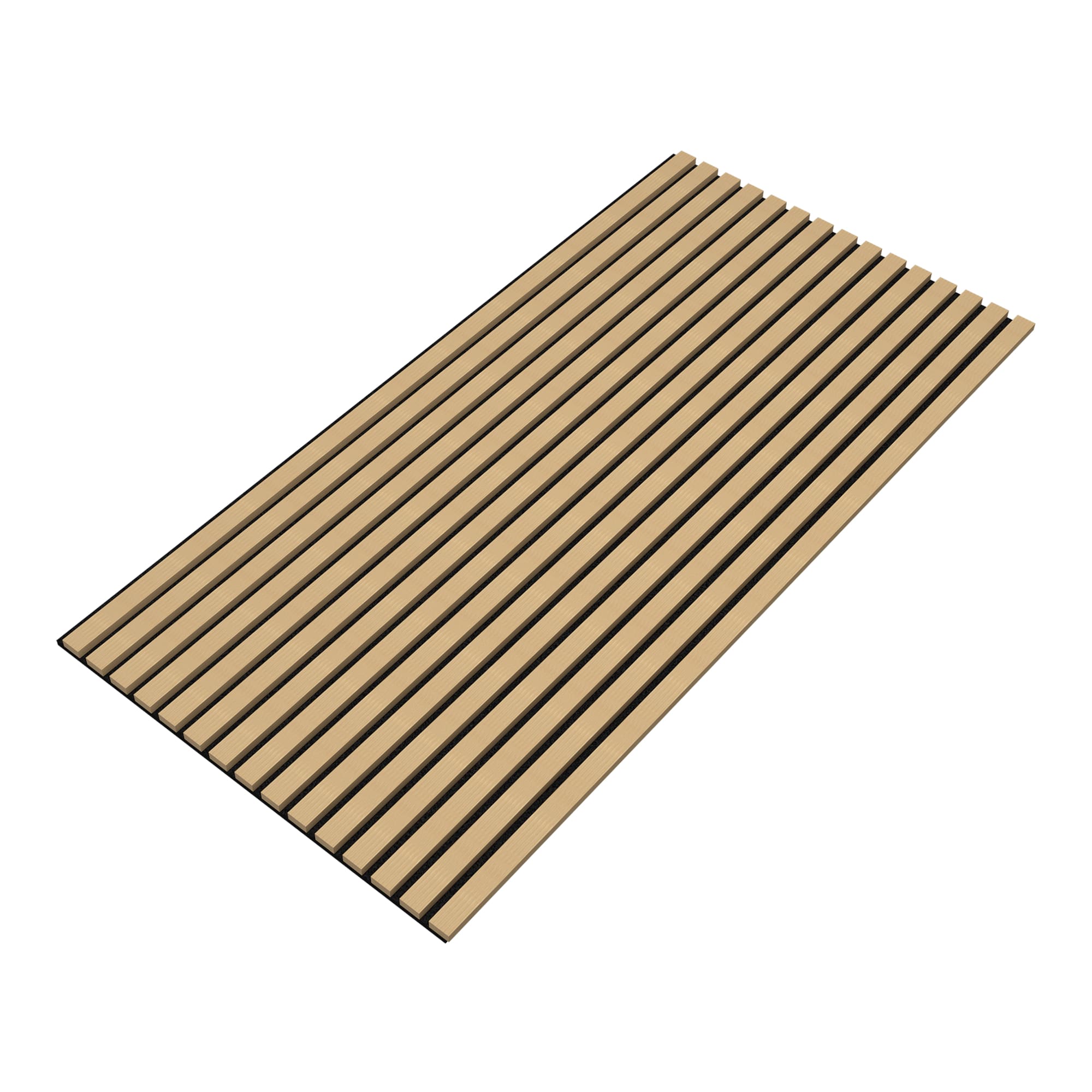 Set 8 paneles acústicos vang mdf 120×60×2 cm (5,76 m²) - roble claro