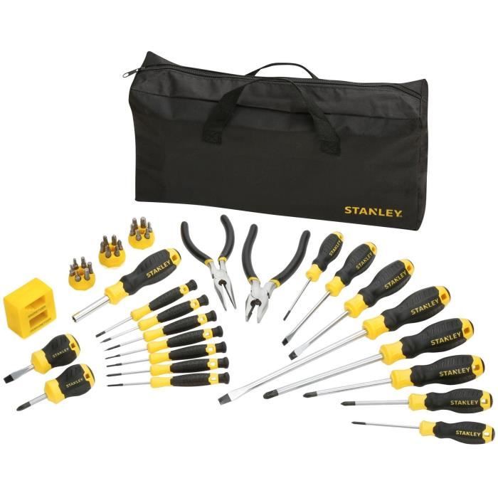 Juego de destornilladores mecánicos - stanley - stht0-62114 - 39 piezas