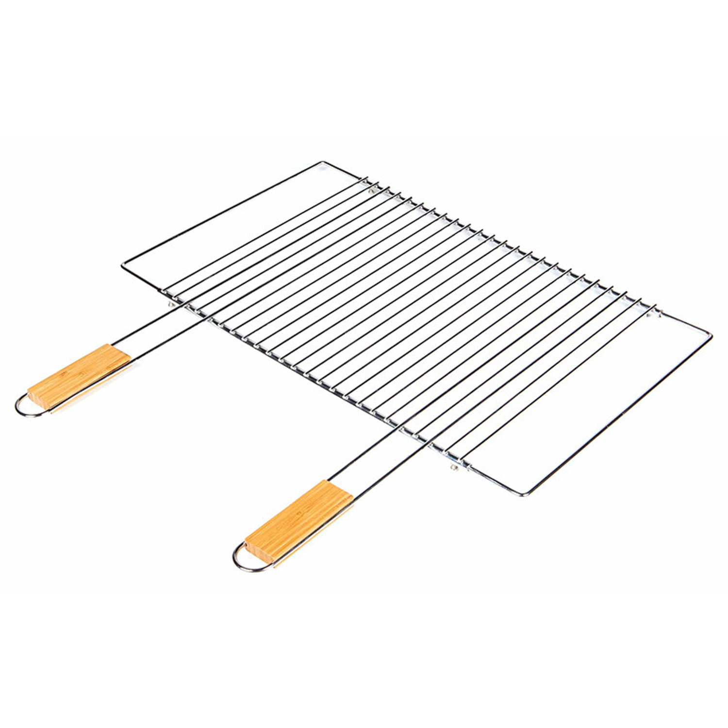 Parrilla de acero ajustable para barbacoa
