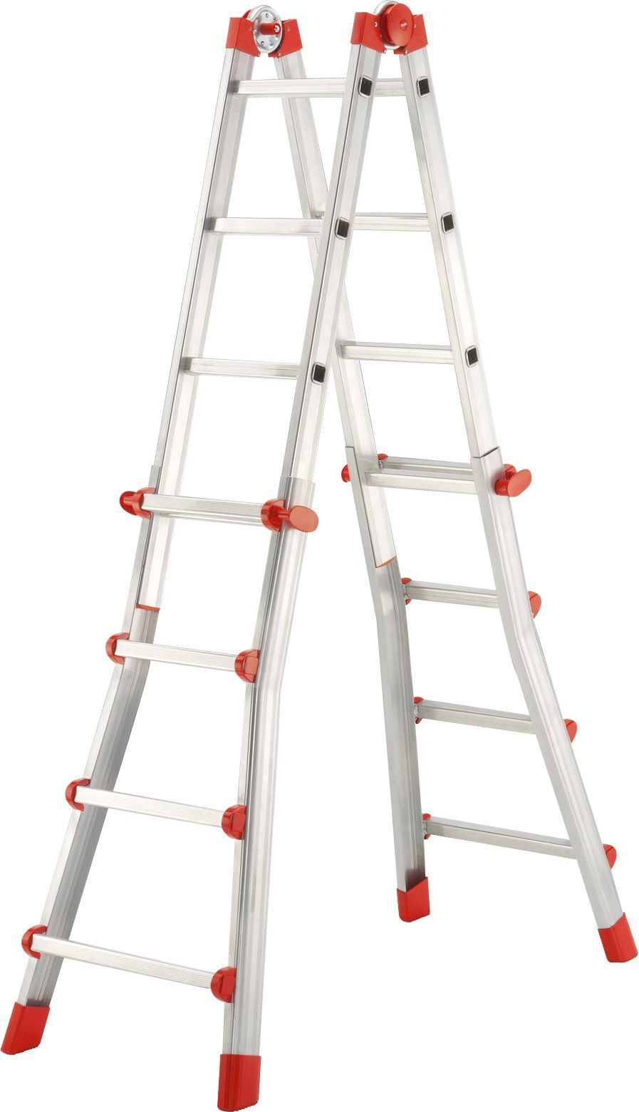 Hailo-7516-151-escalera aluminio telescópica multiposición profistep multi