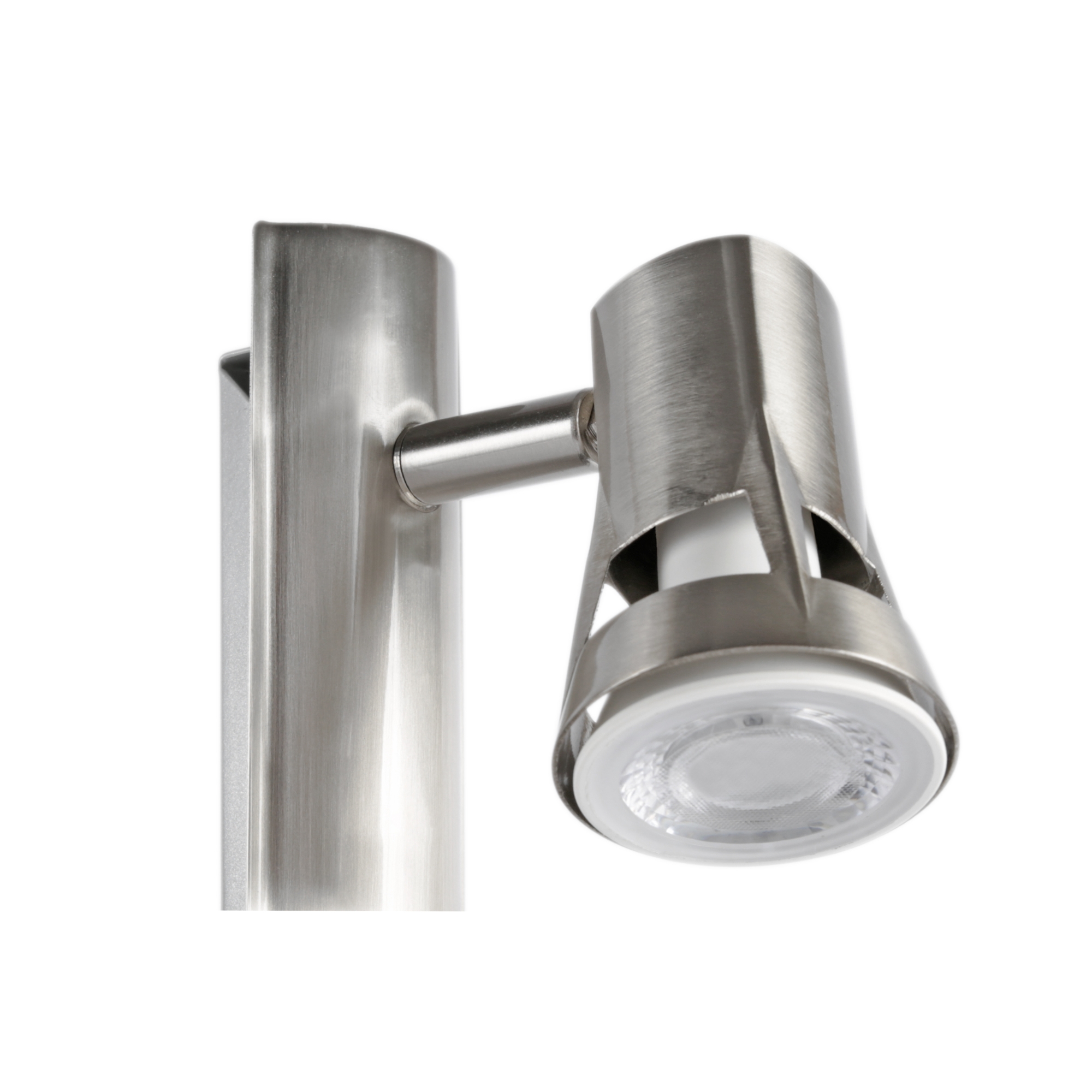 Aplique para baño foco 1xgu10 níquel