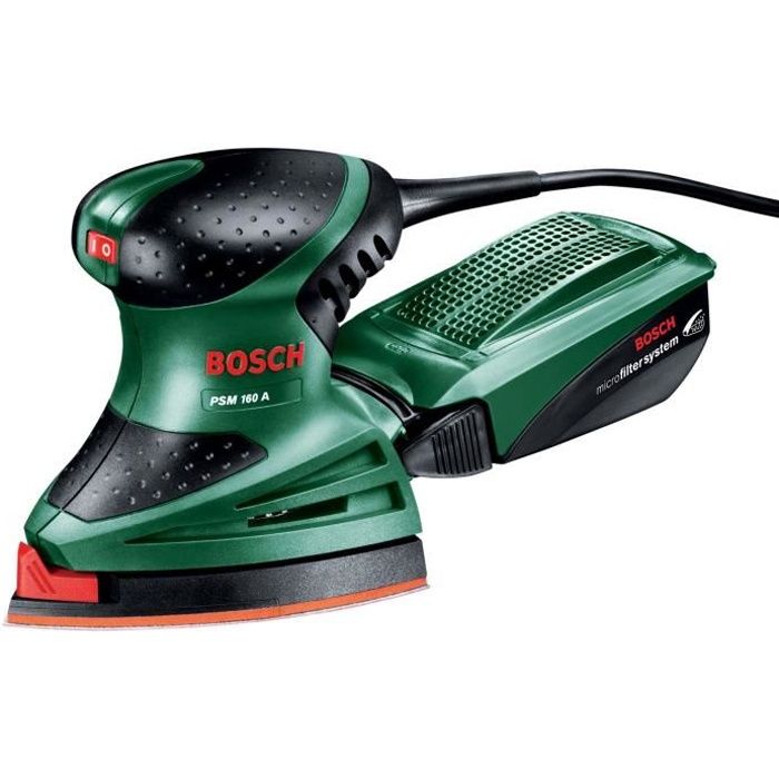 Multilijadora Bosch psm 160 a - potente y versátil - lijado y pulido - sist